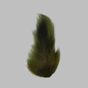 Large bucktail tuft, olive green