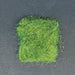 Olive rectangle of dubbing material