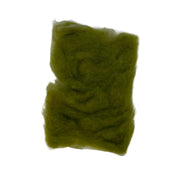 Dark green Sow-Scud dubbing fibers tuft