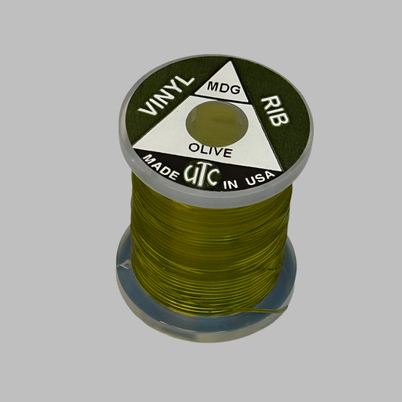 Vinyl D-rib cord spool in olive