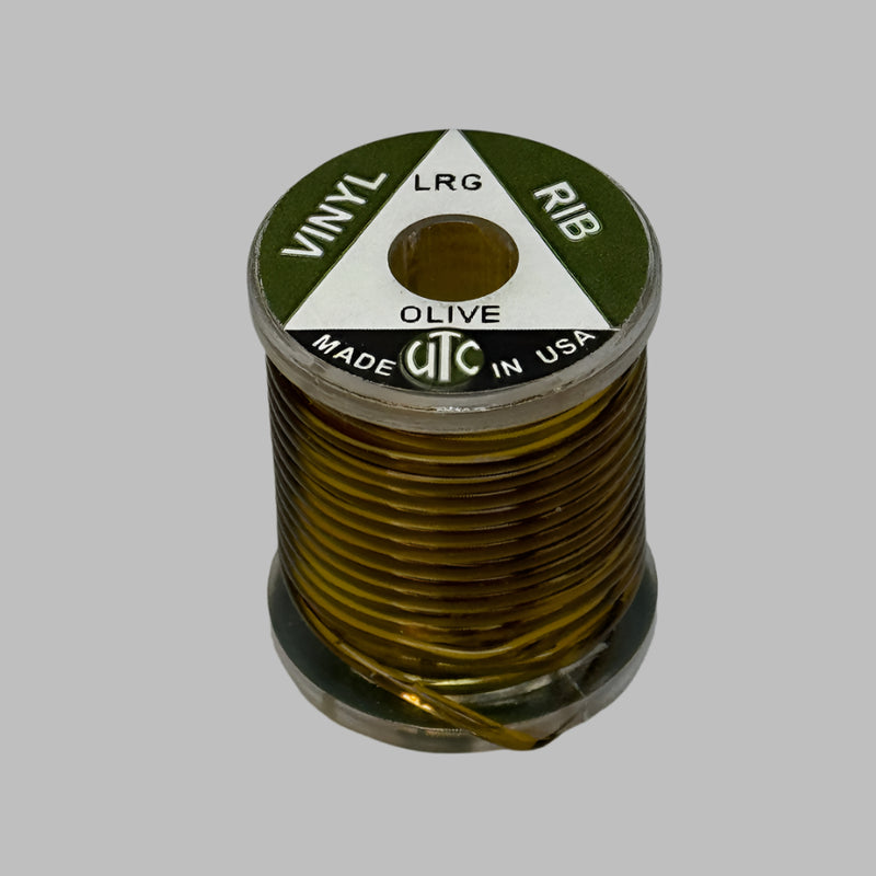 Vinyl D-rib cord spool in olive
