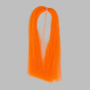Flashabou accent fiber bundle in bright orange with hair clip