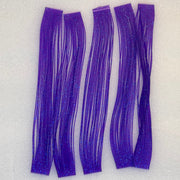 Purple sili legs set with deep violet glitter strands