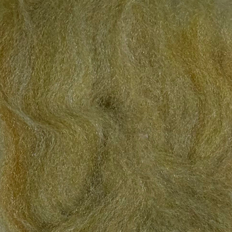 Fly-tying dubbing, olive gold fibers