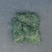 Peacock rectangle of dubbing material