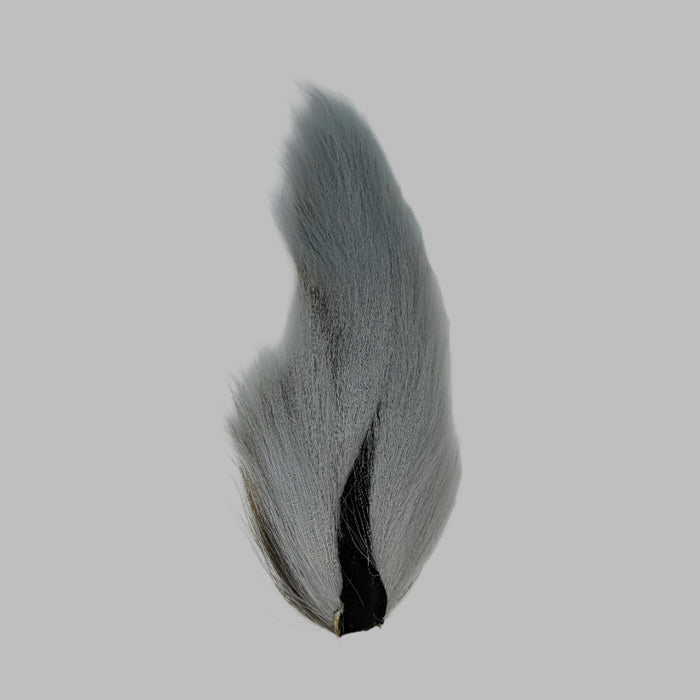 pearl gray colored medium bucktail