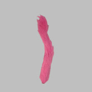 Pink calftail/kiptail tail with pointed, tufted end