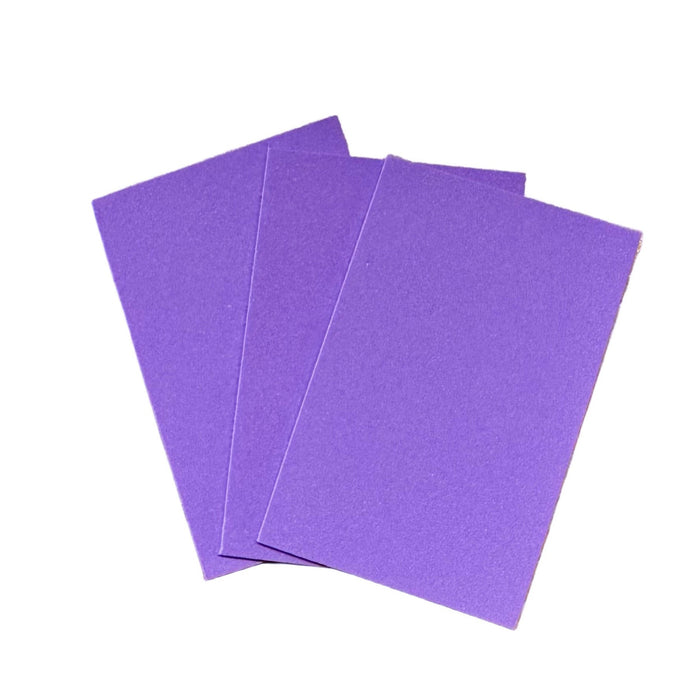 3 rectangular foam pieces on white background