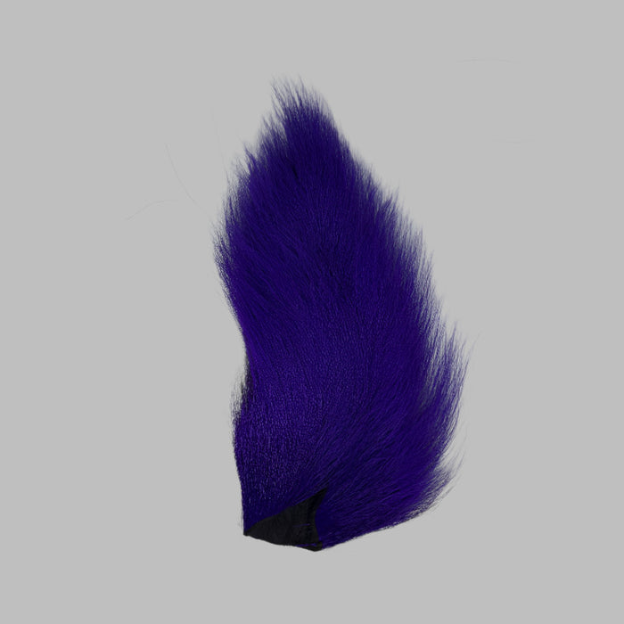 purple colored medium sized bucktail