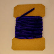 Rayon chenille yarn spool, deep blue