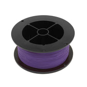 Rio fly line backing on purple spool, coiled synthetic line