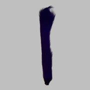 Dark navy calftail/kiptail tail with tapered pointed tip