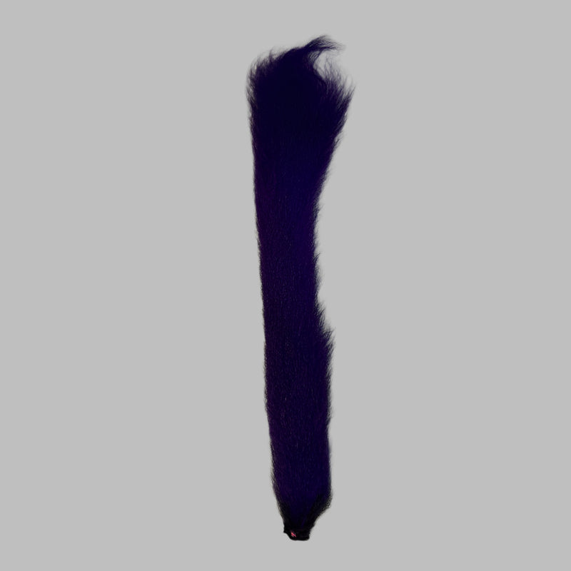 Dark navy calftail/kiptail tail with tapered pointed tip