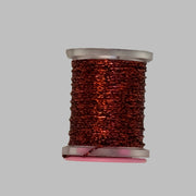 Mini sparkle braid thread spool in dark red glittery thread