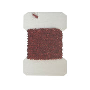 Burgundy chenille tinsel roll with sparkly strands