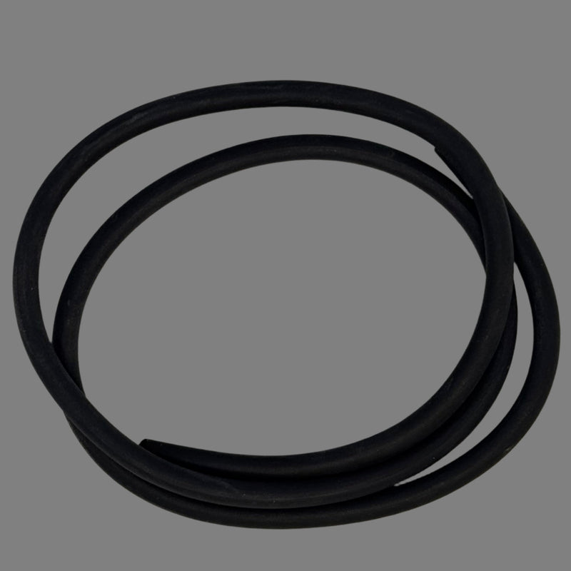 Foam tubing set with looped black cords