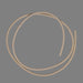 Thin spiral of white cylindrical float foam