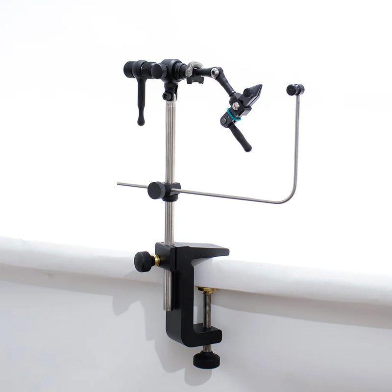 Cam vise tool with adjustable clamp and metal stem base
