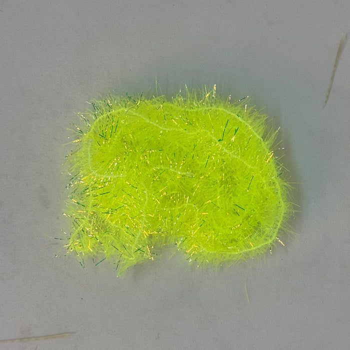 Close up of fluorescent chartreuse estaz