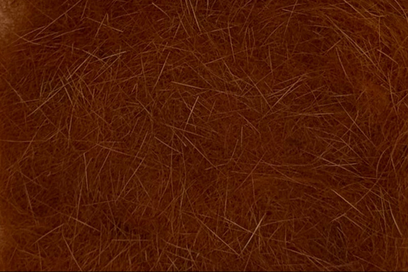Hareline Dubbin dubbing, dark brown fibers