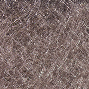 Hareline TriLobal dubbing, silver-gray shimmering fibers