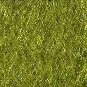 Hareline TriLobal dubbing, olive-to-lime green shimmering fibers
