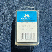 MUSTAD 37160 wide gap hooks, size 14, 100 pack back label