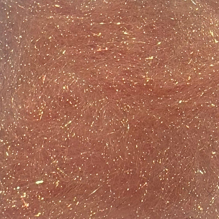 Close up of shrimp pink colored dubbing