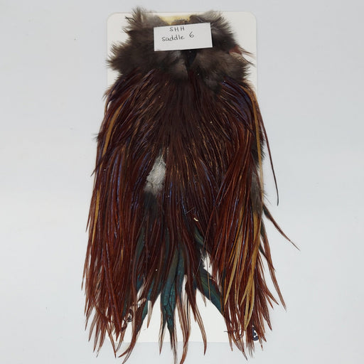 sideling hill hackle saddle 6