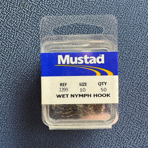 Labeled pack of 50 3399 size 10 hooks