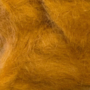 Rabbit dubbing material, golden yellow loose fibers