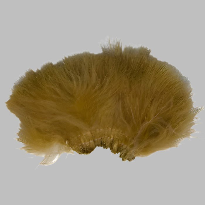 Close up of Strung Marabou GINGER MB042