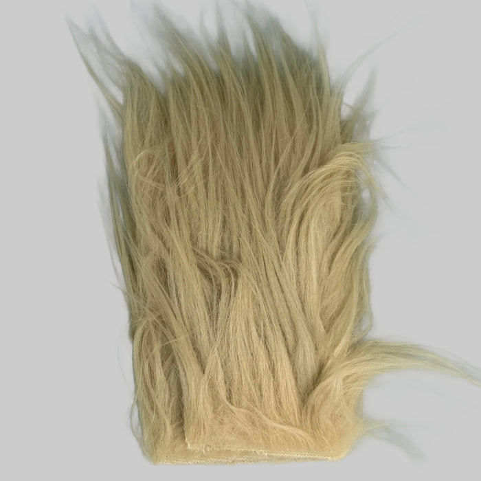 Large patch of tan craft fur
