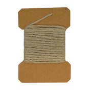Sparkle yarn spool in pale tan