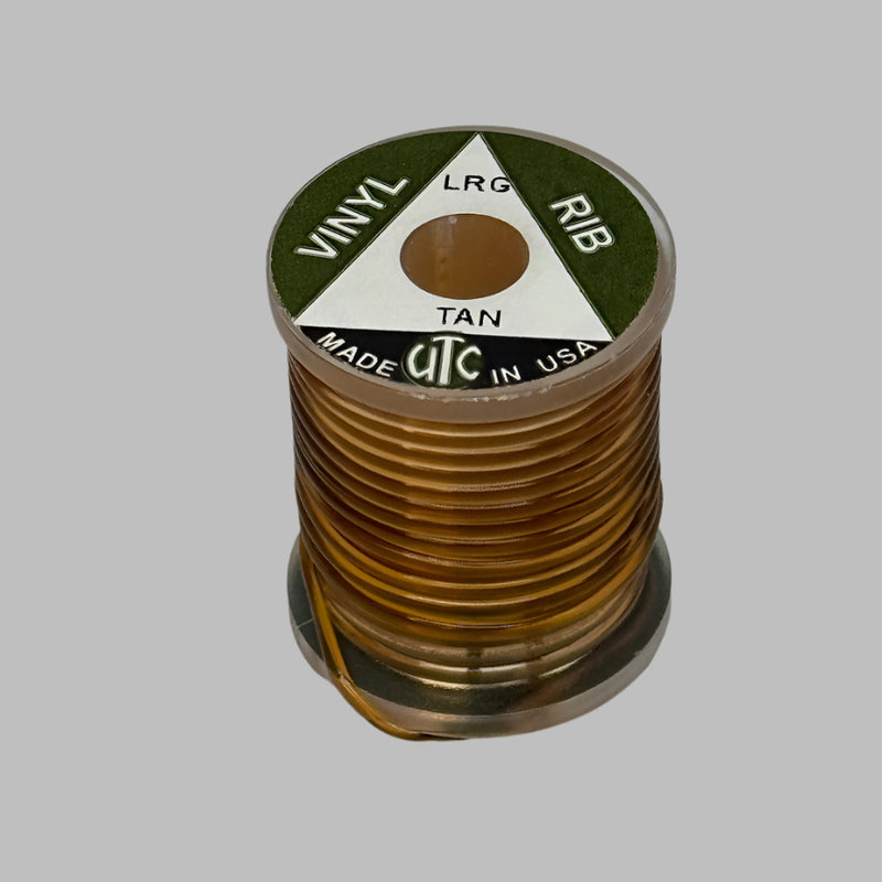Vinyl D-rib cord spool in tan