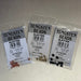 3 bags of Tungsten Slotted Beads colored copper, gold and black