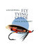 Book cover of 'Universal Fly Tying Guide' by Dick Stewart with a fly illustration on a white background.