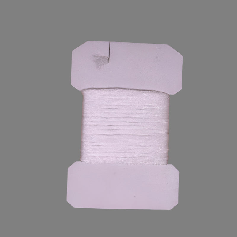 Polypropylene floating yarn spool, white