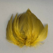 Wapsi mallard barred flank feathers, large, olive-yellow tuft