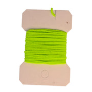 Micro chenille yarn spool in neon green