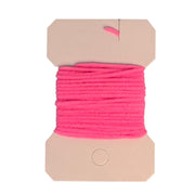 Micro chenille yarn spool in hot pink
