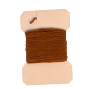 Micro chenille yarn spool in brown