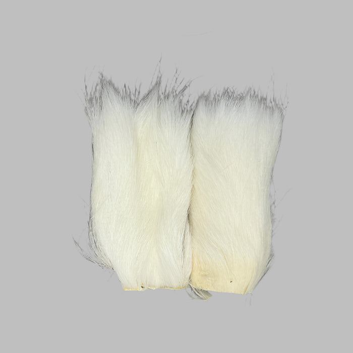 Patch of white deer hair 