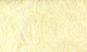 Close up of white Hareline Dubbin