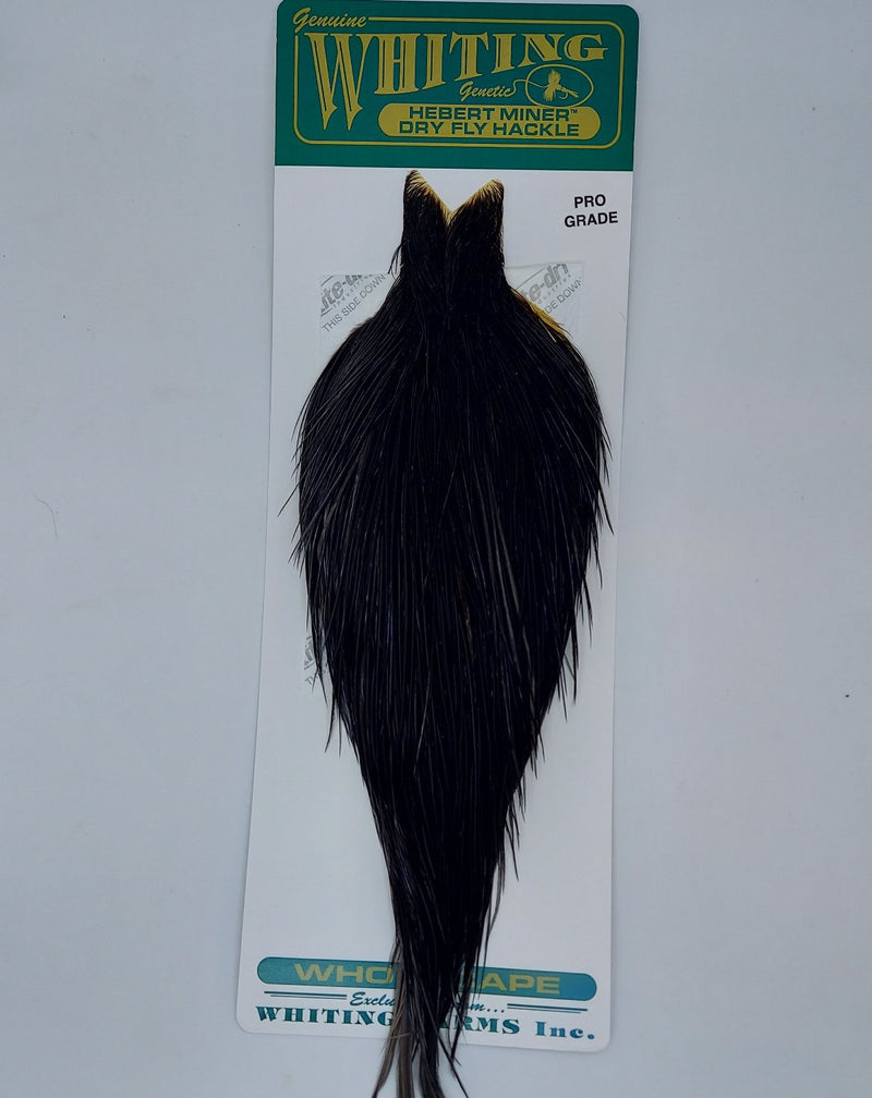 Black feather cape, pro grade miner back