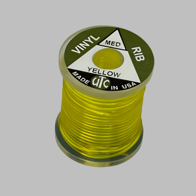 Vinyl D-rib cord spool in yellow