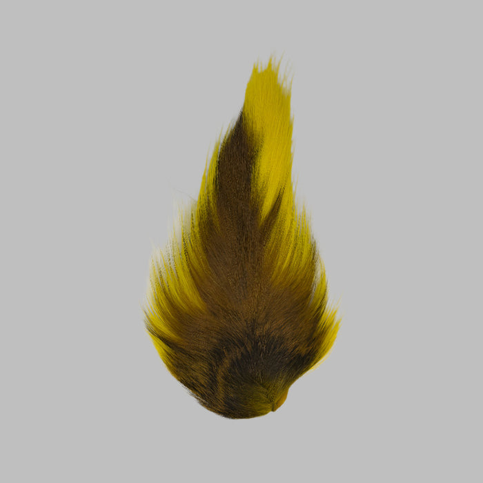 Yellow colored bucktail