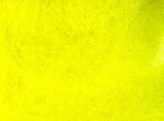 Fly tying dubbing fibers in vivid yellow