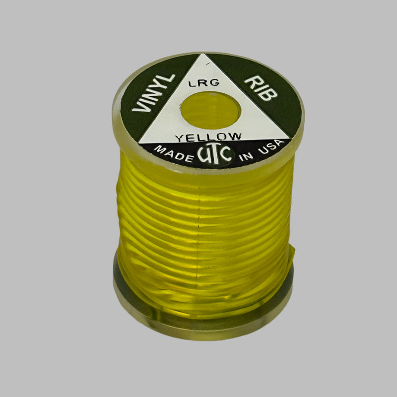 Vinyl D-rib cord spool in yellow