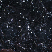 Dark blue chenille fly tying material with shimmering fiber strands